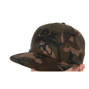 FOX Flat Peak Snapback Hat Camo 1