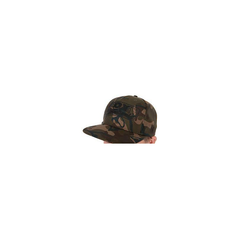 FOX Flat Peak Snapback Hat Camo