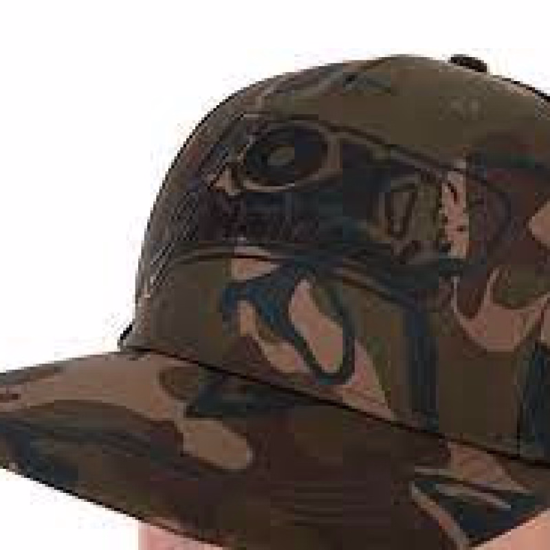 FOX Flat Peak Snapback Hat Camo