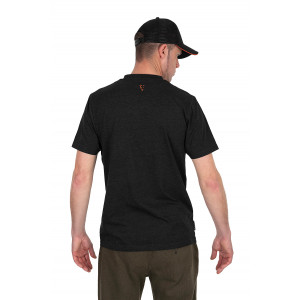 FOX T-shirt Black/Orange 1