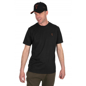 FOX T-shirt Black/Orange 2