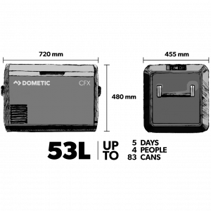 DOMETIC Glaçiére Compression CFX3-55IM 3