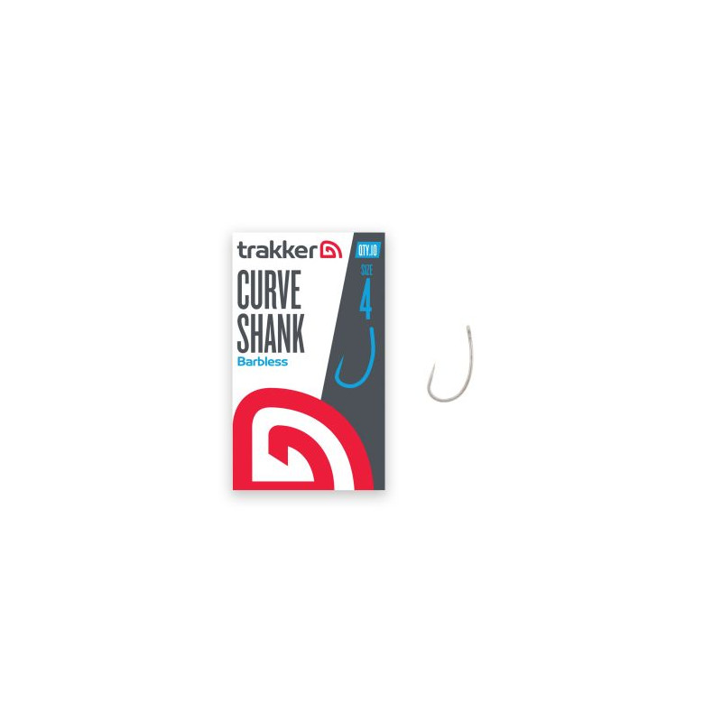 TRAKKER Curve Shank Hooks Barbless