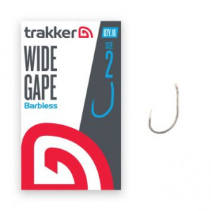 TRAKKER Wide Gape Hooks Barbless 1