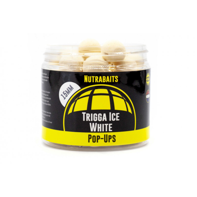 NUTRABAITS Pop-up Trigga Ice White 15mm
