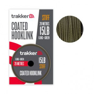 TRAKKER Stiff Coated Hooklink 20lb 1