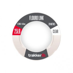 TRAKKER Fluoro Link 0.45mm 25lb 20m Clear 1