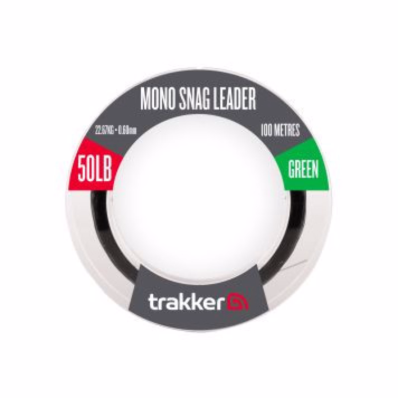 TRAKKER Snag leader Green 50Lb 0.6mm 100m