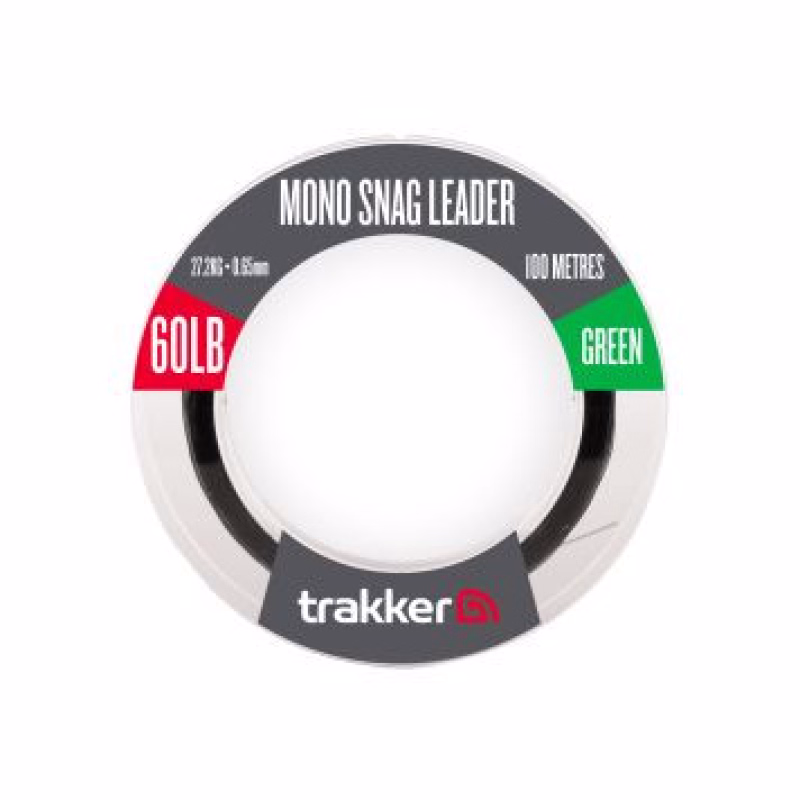 TRAKKER Snag Leader Green 60Lb 0.65mm 100m