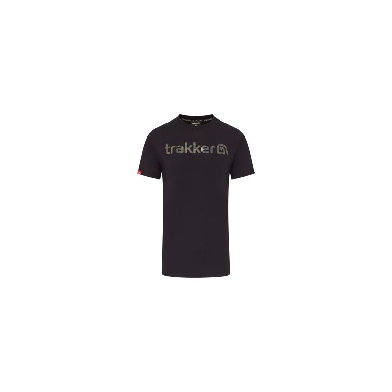 TRAKKER CR Logo T-Shirt Black Camo