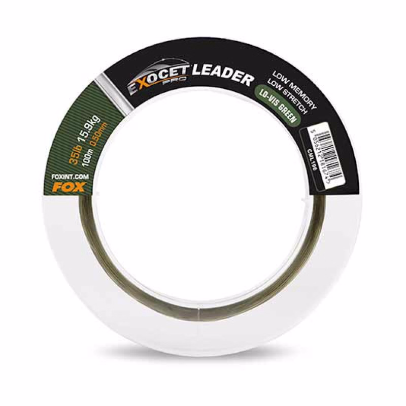 FOX Exocet Pro Leader Low-Vis Green 0.50mm 35Lb