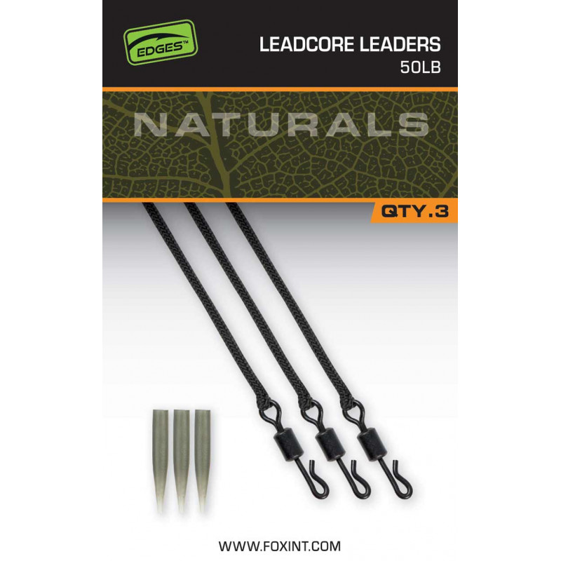 FOX Leadcore Leaders 50Lb Naturals