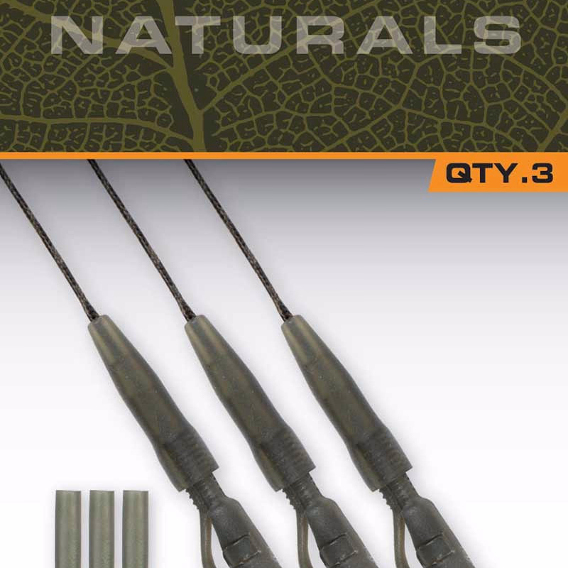 FOX Submerge PowerGrip Lead Clip Rigs 30Lb Naturals