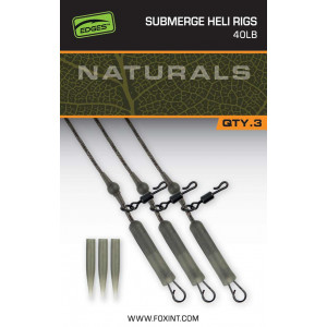 FOX Submerge Heli Rigs 40Lb Naturals 1