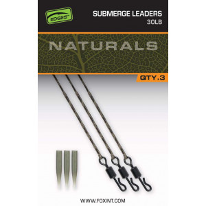 FOX Submerge Leaders 30Lb Naturals 1