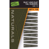 FOX Slik Lead Clip Tail Rubbers Size10 Naturals