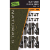 FOX Slik Lead Clips & Pegs Size10 Naturals