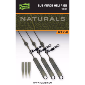 FOX Submerge Heli Rigs 30Lb Naturals