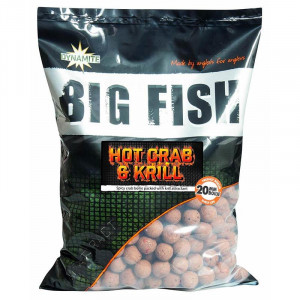 DYNAMITE BAITS Hot Crab & Krill Boilies 15mm 1kg 1