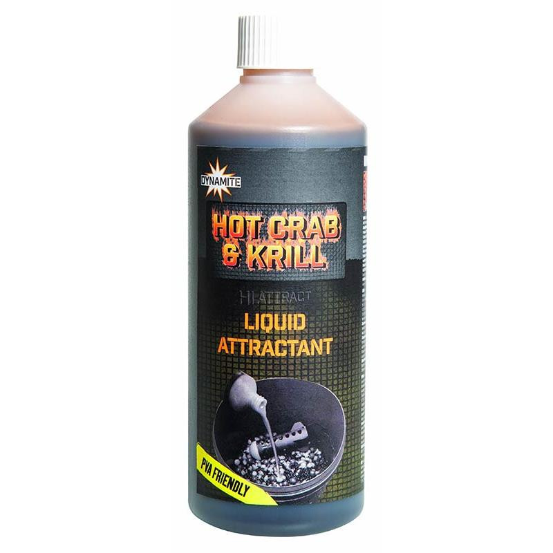 DYNAMITE BAITS Hot Crab & Krill Liquid 500ml