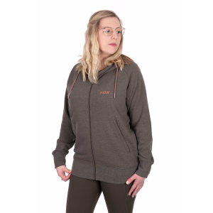 fox Ladies Zipped Hoodie