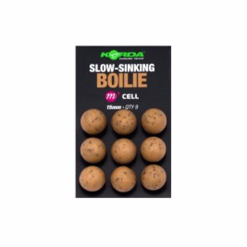 KORDA Slow Sinking Boilies Cell 15mm