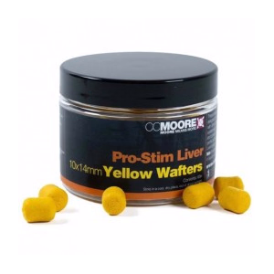 CC MOORE Pro-Stim Liver Yellow Dumbell Wafters 10x14mm