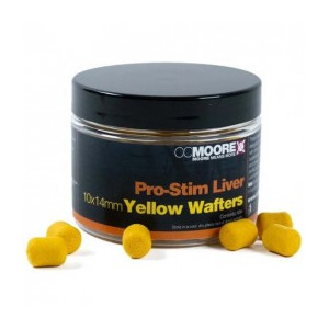 CC MOORE Pro-Stim Liver Yellow Dumbell Wafters 10x14mm 1