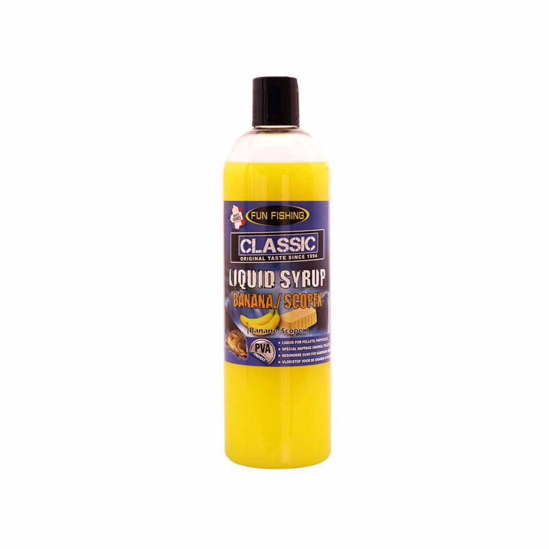 FUN FISHING Classic Syrup Banana Scopex 480ml