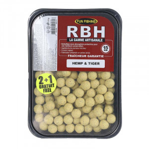 FUN FISHING RBH Boilies Hemp & Tiger 20mm 1kg 1