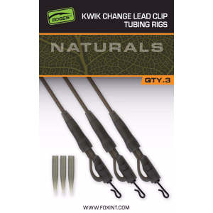 FOX Naturals Kwik Change Lead Clip Tubing Rigs