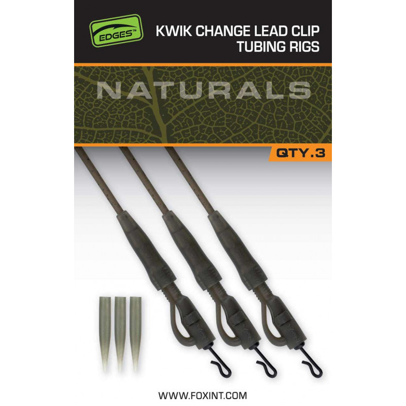 FOX Naturals Kwik Change Lead Clip Tubing Rigs