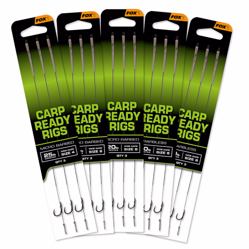 FOX Carp Ready Rigs Wide Gape Taille 8