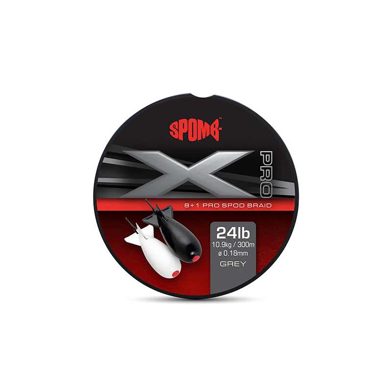 SPOMB X Pro Braid Grey 0.18