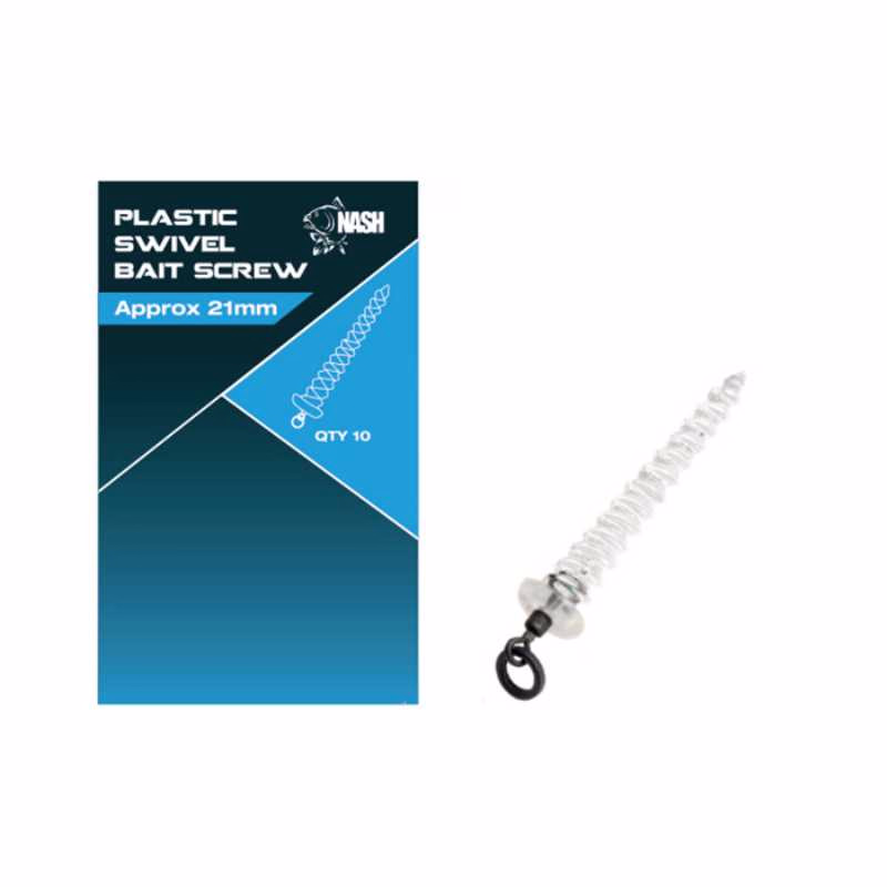 NASH Plastic Swivel Bait Screw 13mm
