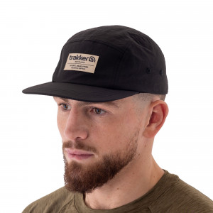 TRAKKER CR 5 Panel Black Cap 1