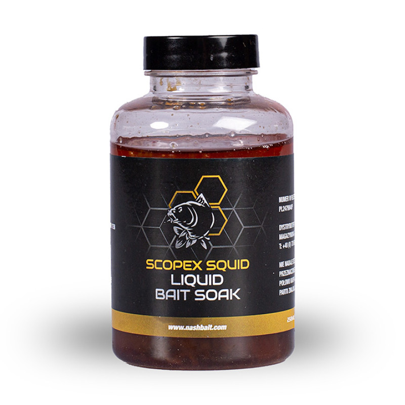 NASH Scopex Squid Liquid Bait Soak 2024