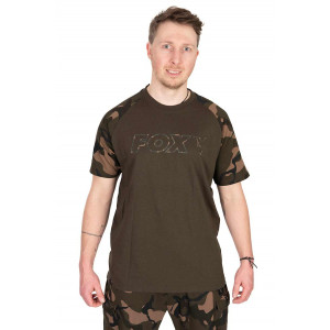 FOX Camo Outline Print T-Shirt Khaki** 1