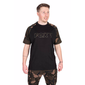 FOX Camo Outline Print T-Shirt Black