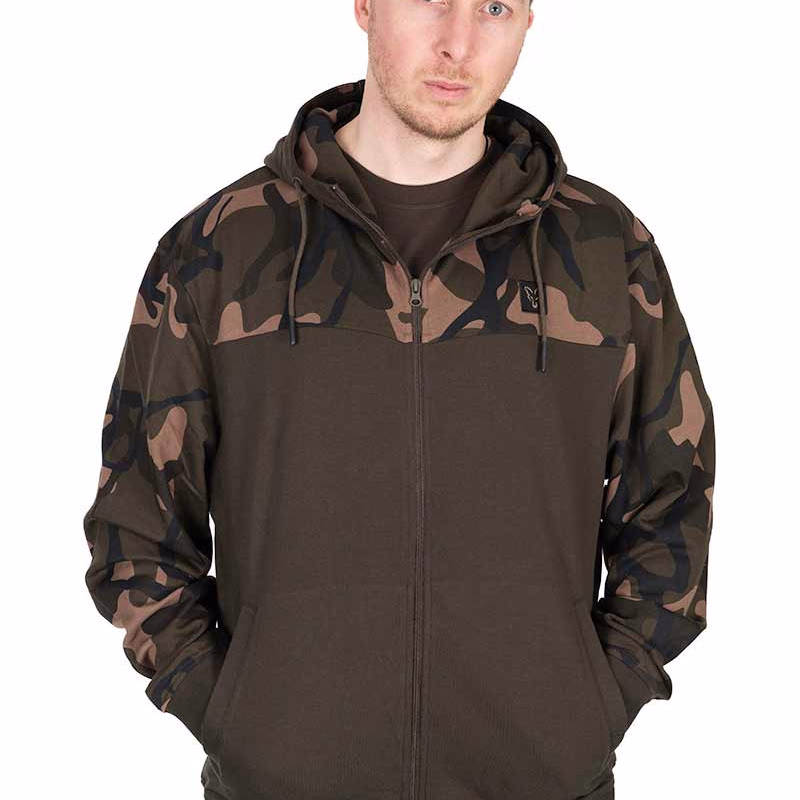 FOX Lightweigh Split Zip Hoody Khaki/Camo