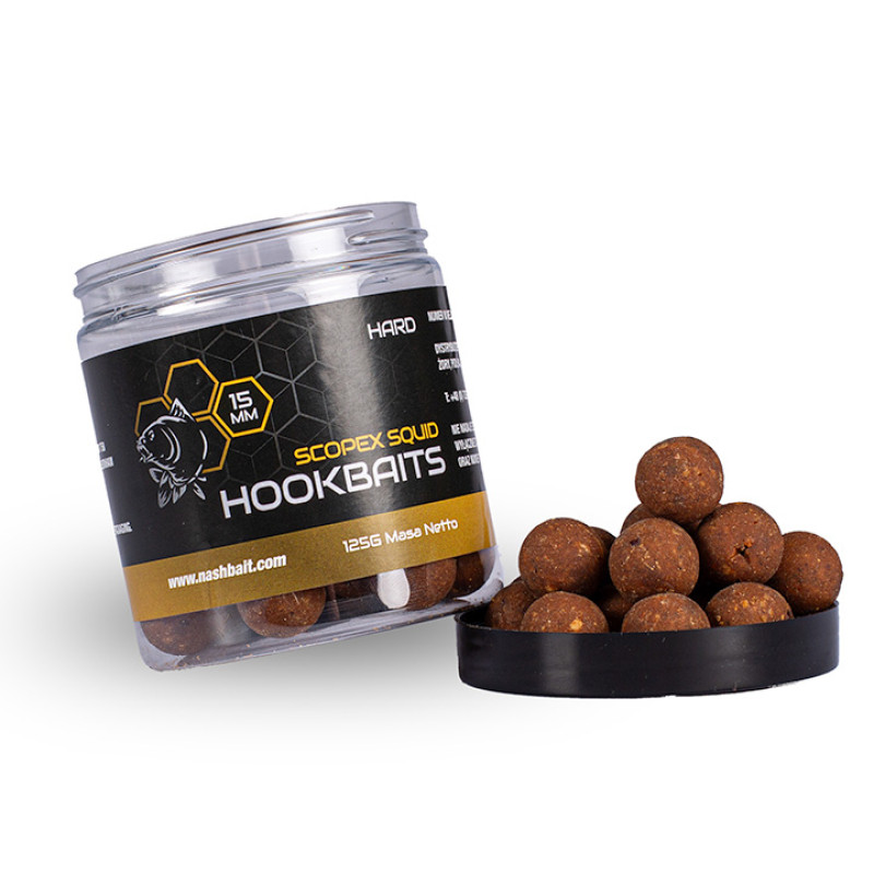 NASH Scopex Squid Hard Hookbaits 15mm