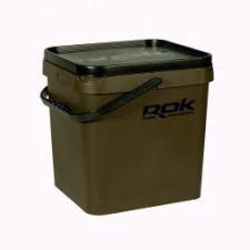ROK Square Bucket Green Kit 17l