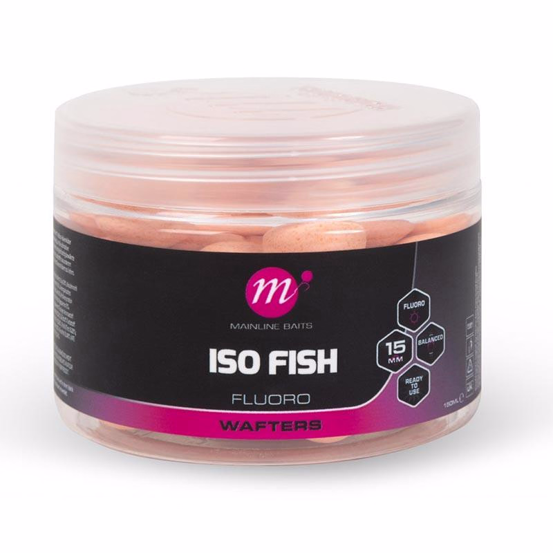 MAINLINE ISO Fish Fluoro Wafters 15mm Pink