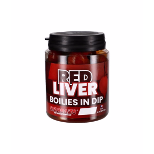 STARBAITS Red Liver Boilies In Dip 20mm