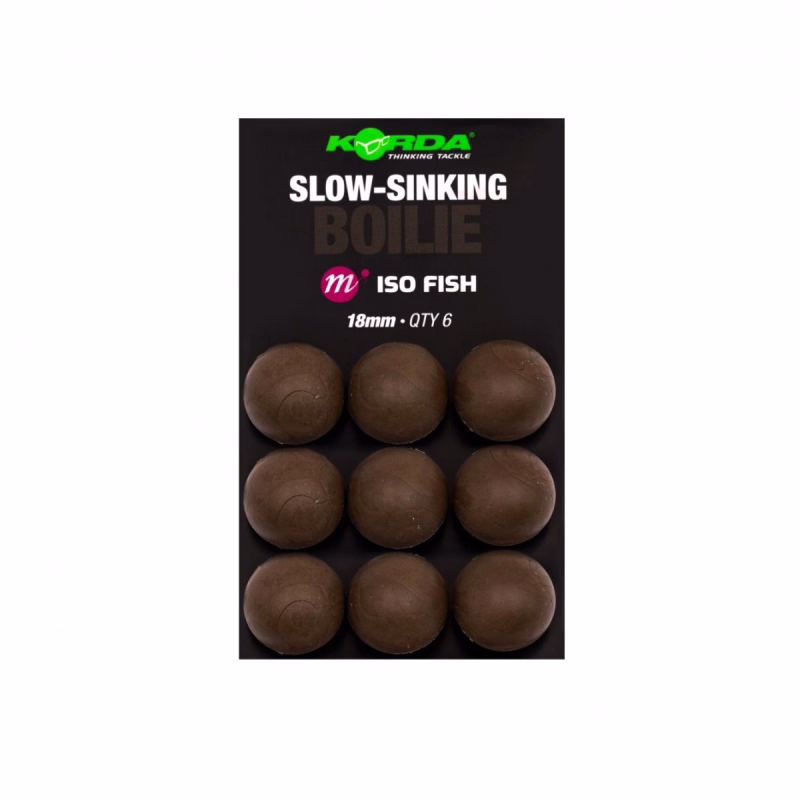KORDA Slow Sinking Boilie Iso Fish 15mm