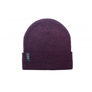 ESP Beanie Hat Maroon/Black 1
