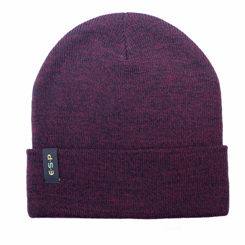 ESP Beanie Hat Maroon/Black