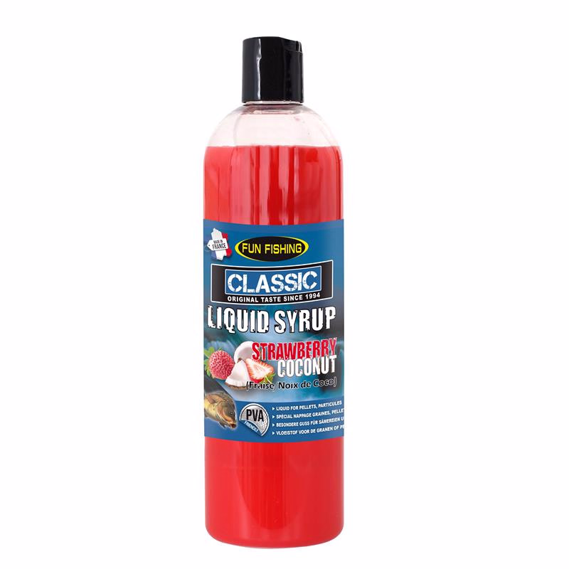 FUN FISHING Classic Syrup Strawberry Coconut  480ml