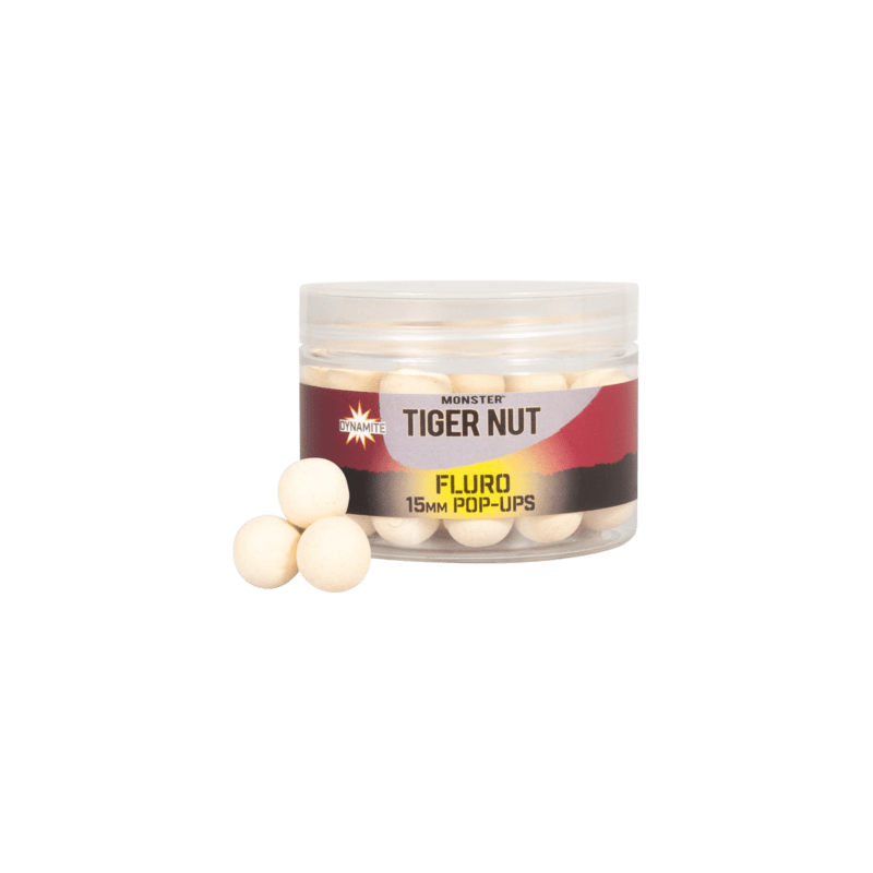 DYNAMITE BAITS Monster Tiger Nuts Fluro PopUps 15mm