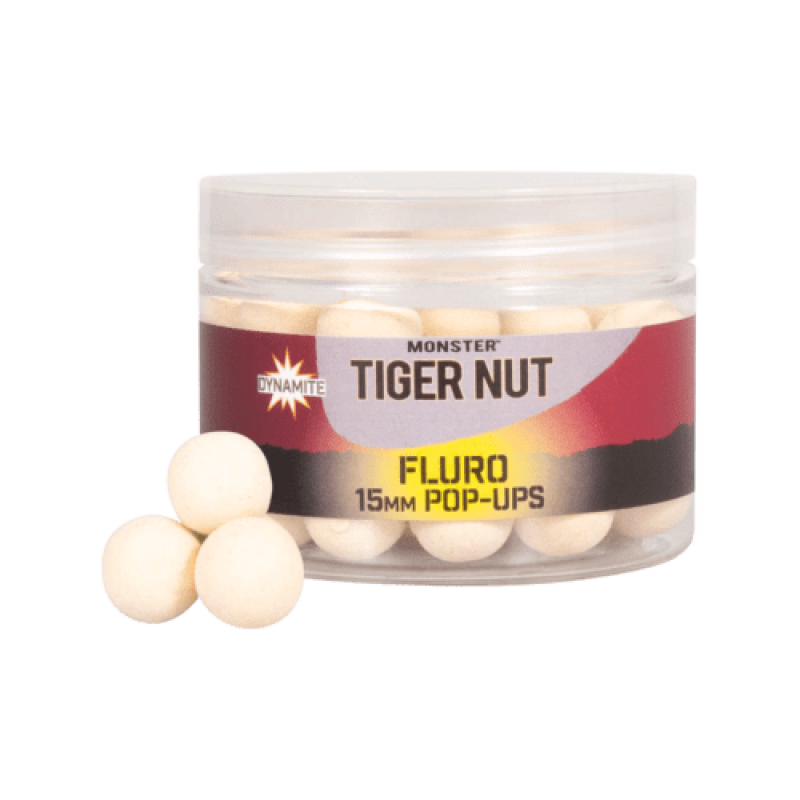 DYNAMITE BAITS Monster Tiger Nuts Fluro PopUps 15mm